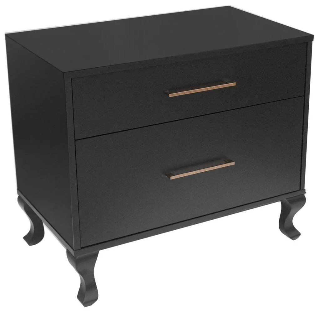 Mesa de Cabeceira Harmonie Grande - Preto  Kleiner