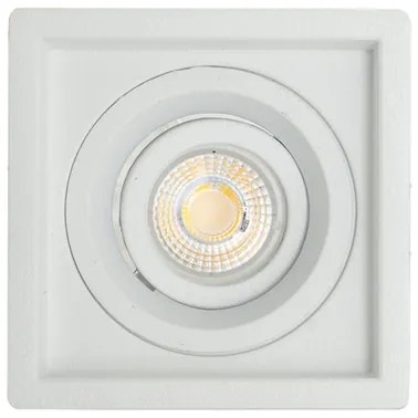 Plafon Embutir Aluminio 8,5Cm - BRANCO