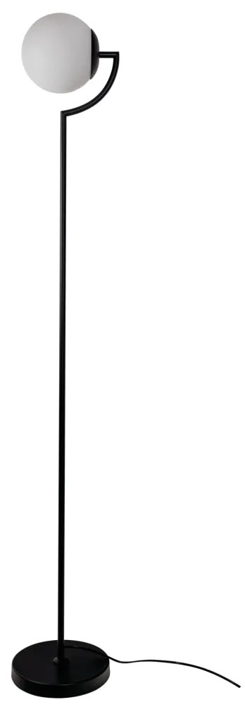 Luminária De Chão Allen 24,2X25,1X162Cm 1Xe27 Alumínio E Globo Ø20Cm -... (FN-F - Fendi Fosco, AMBAR)