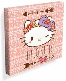 Quadro Decorativo Hello Kitty Laço Roxo
