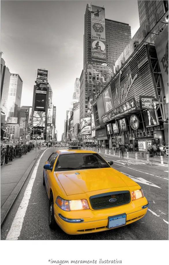 Poster Taxi Amarelo - Times Square (20x30cm, Apenas Impressão)