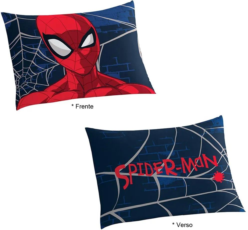Fronha Spider Man Homem Aranha Porta Travesseiro Lepper