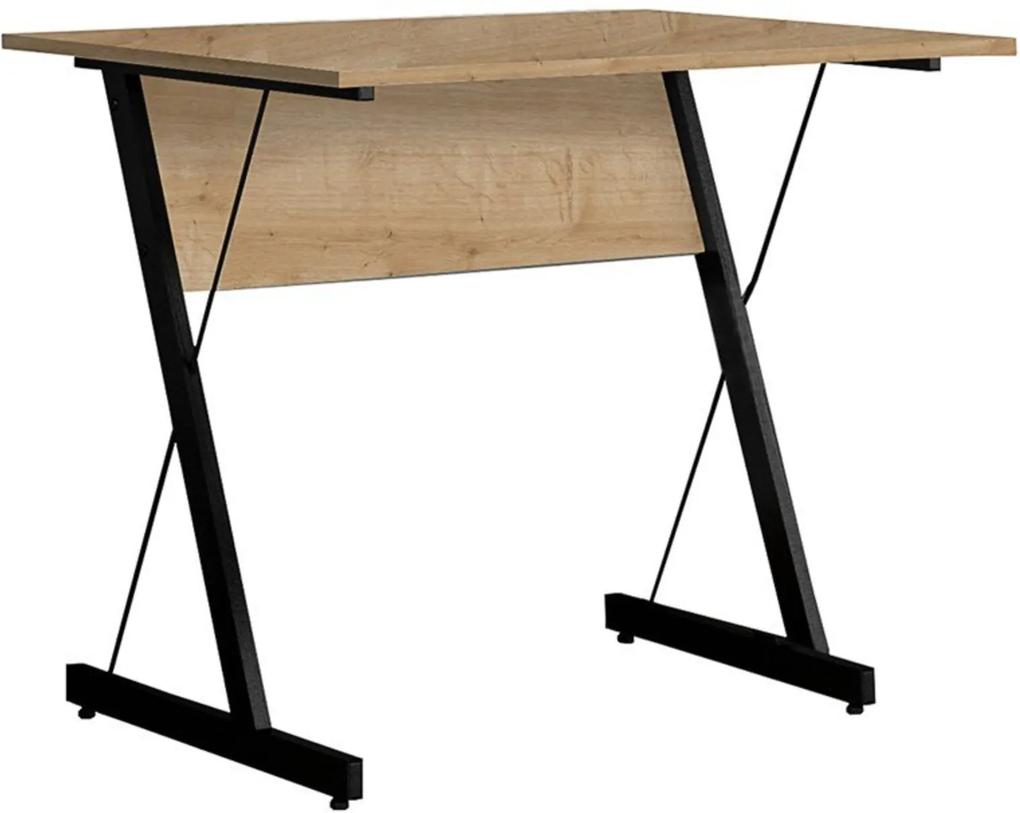 Mesa Para Computador Escrivaninha Zetta 90cm Natura - Fit Mobel