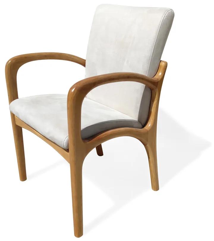 Cadeira com Braço VK Madeira Maciça Design by Vladimir Kagan