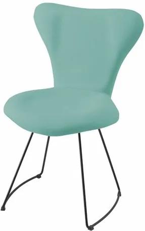 Cadeira Jacobsen Series 7 Verde Claro com Base Curve Preta - 49618 - Sun House