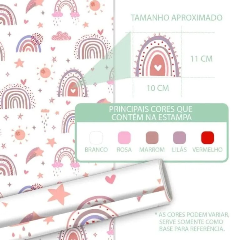 Adesivo de parede boho chuva de amor perfeito para menina