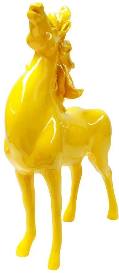 Escultura Horse Amarelo Fullway - 57x27 cm