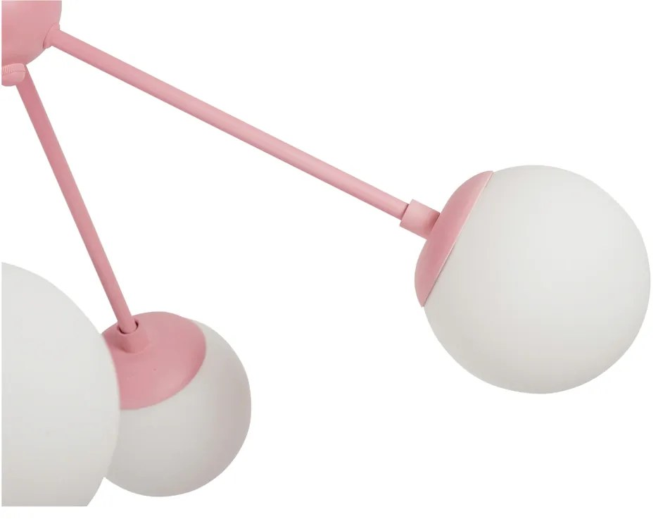 Pendente Dança Ø67X56Cm 8Xg9 / Metal E Globo Ø12Cm | Usina 16732/8 (MT-M Mate Metálico, FOSCO)