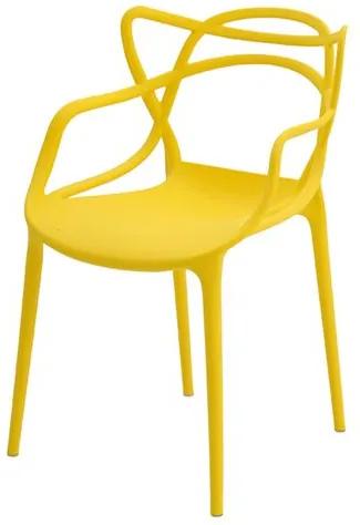 Cadeira INFANTIL Allegra Polipropileno Amarela - 38190 - Sun House