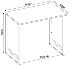 Mesa Para Computador Office Morada D02 Branco - Mpozenato