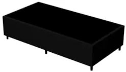 Base para Cama Box Solteiro 88x188cm Hit Z04 Sintético Preto - Mpozena