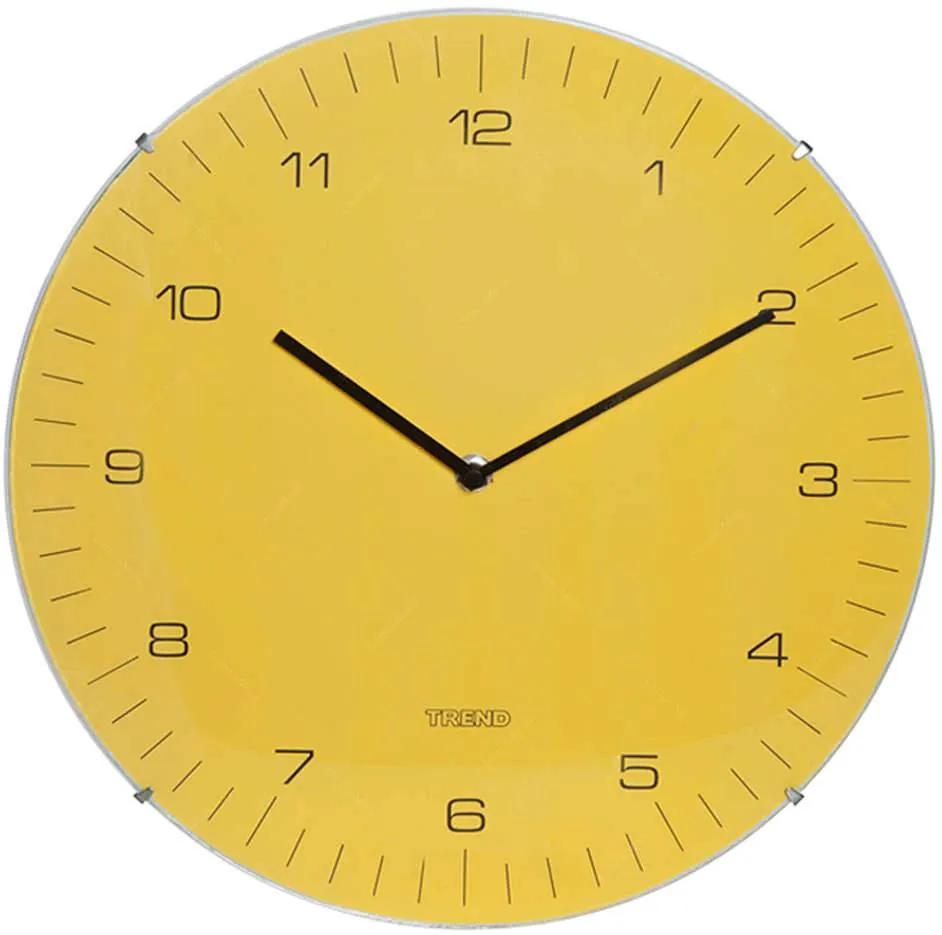 Relógio de Parede Amarelo - Urban - 33 cm