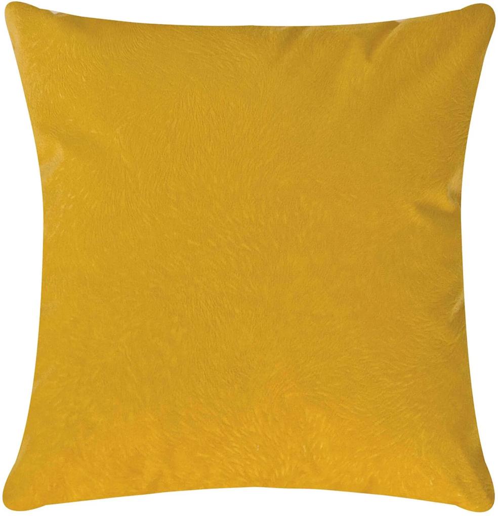 Capa de Almofada 45cm Glamour Amarelo com 1 peças - Enxovais Ibitinga