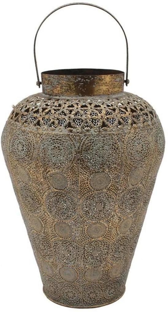 Lanterna De Metal Decorativa Marrocos
