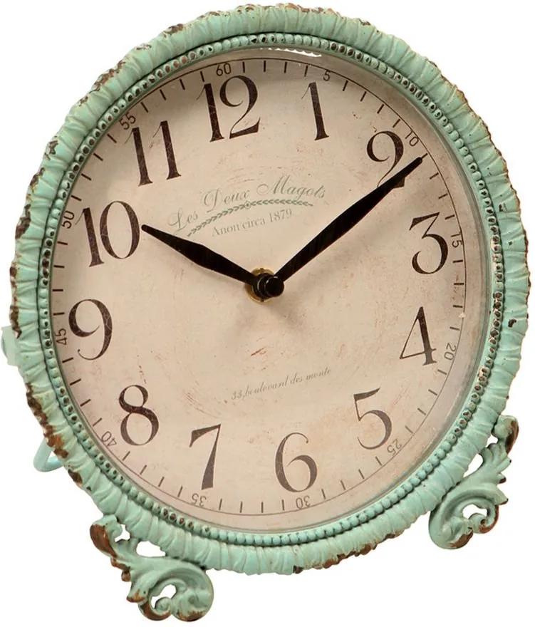 Relógio de Mesa Vintage Decorativo Chartres de Metal