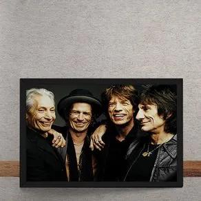 Quadro Decorativo Rolling Stones Sorrisos 25x35