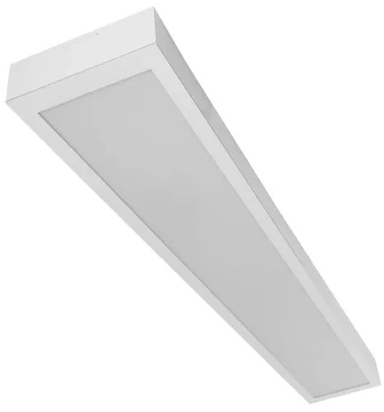 Plafon Led De Sobrepor Aluminio Branco 54W Valencia - LED BRANCO FRIO (6500K)