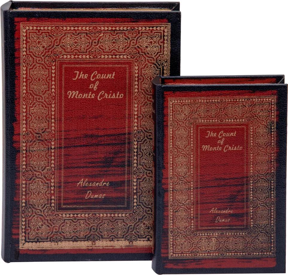 Conjunto de Livros Decorativos Monte Cristo