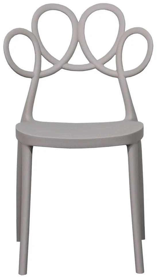 Cadeira Decorativa para Cozinha Laço Nude - Gran Belo