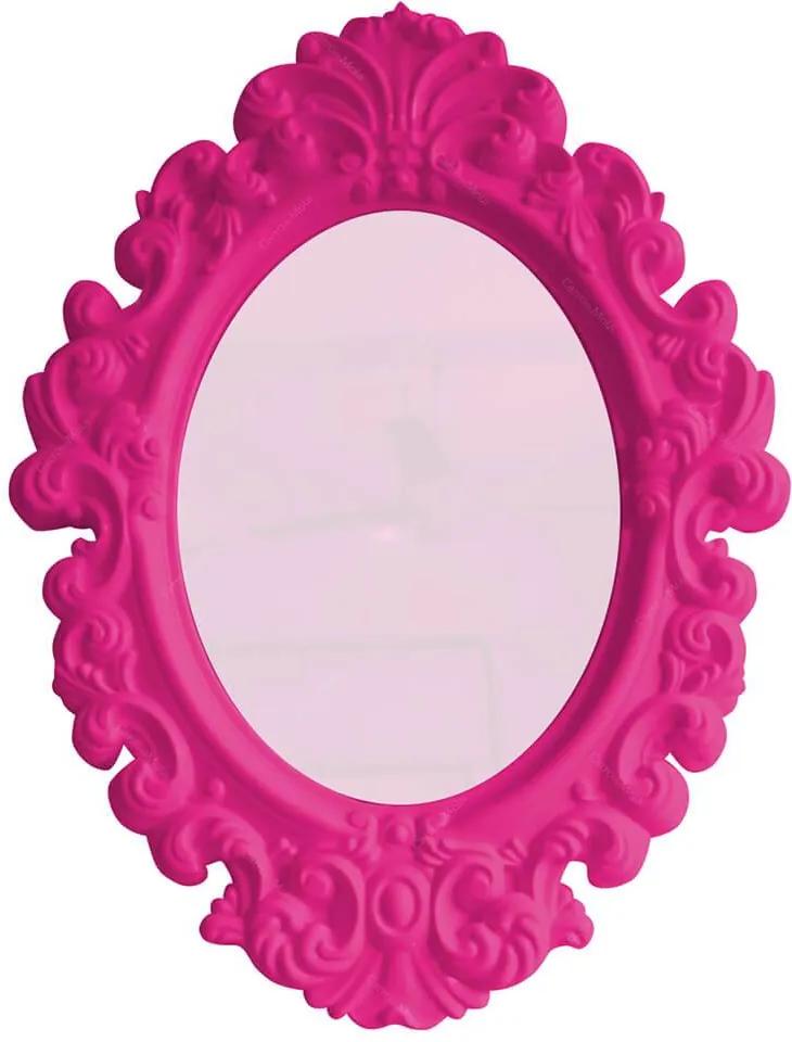 Espelho Oval Small Princess Pink - Urban - 41,4x30 cm