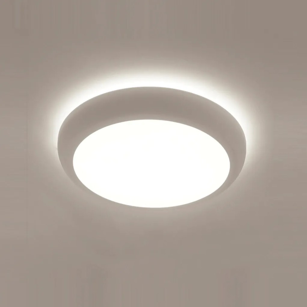 Plafon Bold Redondo Ø40X7,5Cm Led 32W Bivolt - Usina 19670/40 (MN-F - Mar Neutro Fosco, 4000k)