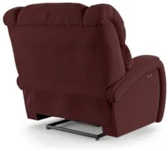 Poltrona do Papai Reclinável Kalie Power Touch Massagem FH9 Veludo Vin