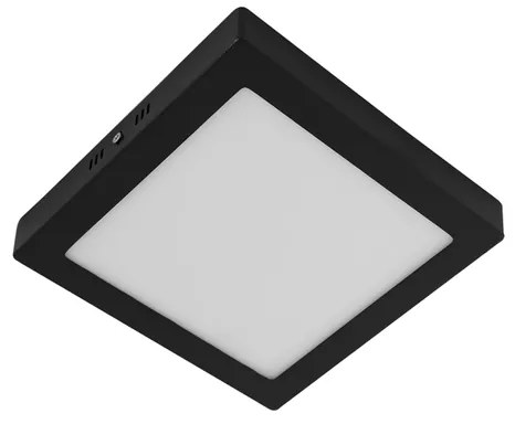 Plafon Led Sobrepor Quadrado Preto 18W Yamamura - LED BRANCO FRIO (6000K)