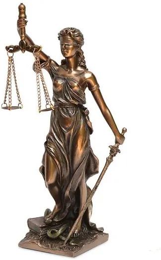 Escultura Dama da Justiça 30cm