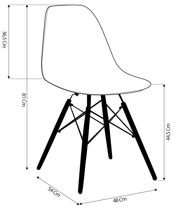 Kit 3 Cadeira Decorativa para Sala e Cozinha Garabit Preto G04 - Gran Belo