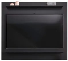 Painel para TV Suspenso 50 Pol 120cm 2 Prateleiras Versa M24 Preto - M