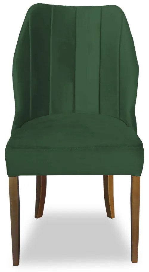 Kit 8 Cadeiras De Jantar Safira Suede Verde Bandeira