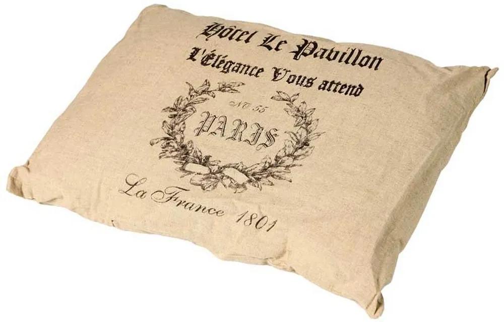 Almofada Personalizada Paris II de Linho com Enchimento