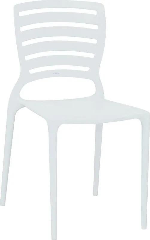 Cadeira Sofia Encosto Horizontal Branco Summa - Tramontina