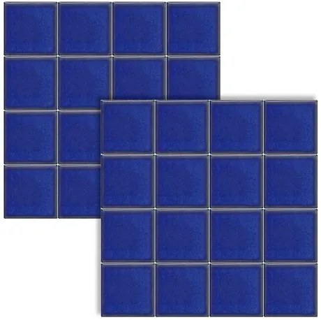 Pastilha Cerâmica para Piscina Azul Viscaya 5x5cm - JD-4810 - Jatobá - Jatobá