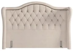 Cabeceira Cama Box Casal 140cm Antibes P02 Linho Bege Cru - Mpozenato