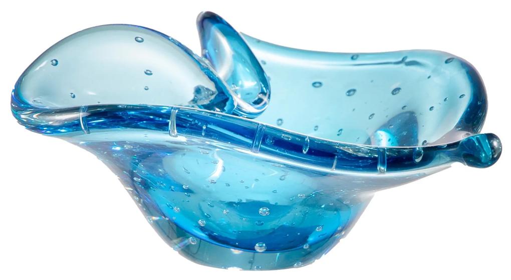 Coração Porta Objetos em Murano - Aquamarine  Aquamarine