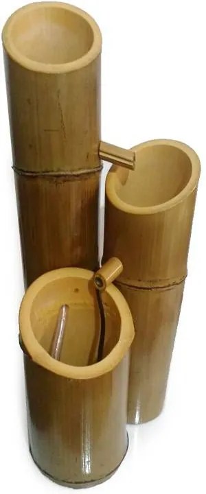 Fonte de Água em Bambu com 2 Quedas (30cm)