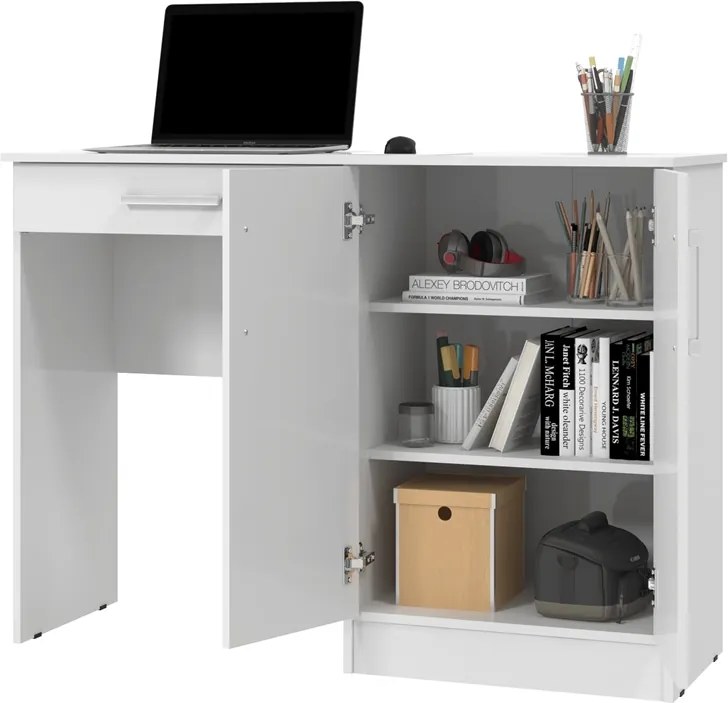 Mesa para Computador Space Branco - Patrimar Móveis