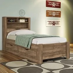 Cama Solteiro Invicta com 2 Gavetas Atacama - Santos Andirá