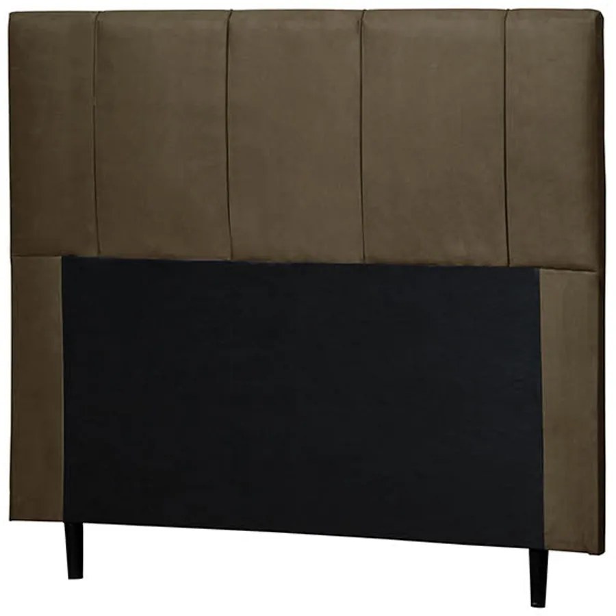 Cabeceira Donna Para Cama Box Casal 140 cm Suede Marrom -  D'Rossi