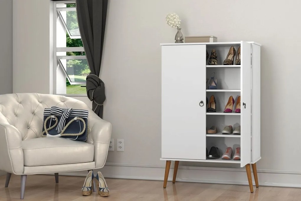 Sapateira Spazio Branco – Patrimar Móveis