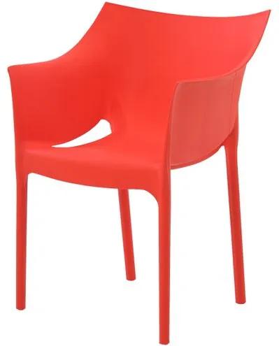Cadeira Tais Curitiba Polipropileno Vermelho - 34323 Sun House