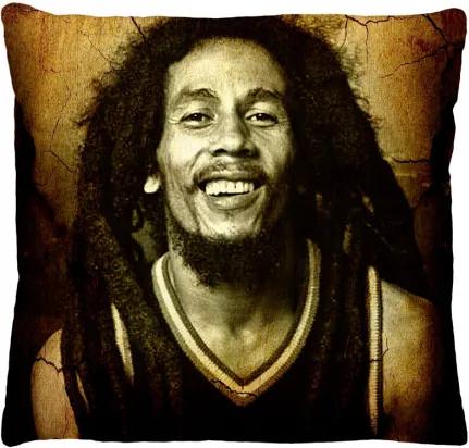 Almofada Celebridades Bob Marley Avulsa 40cm x 40cm - Estampa 360