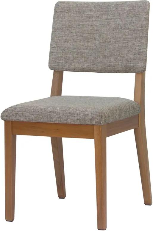 Cadeira de Jantar Linnel Linho Marrom - Wood Prime PV 32668