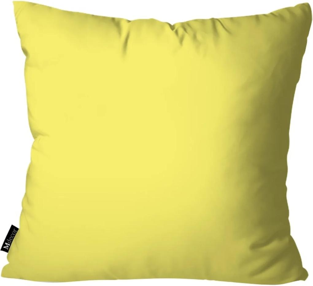 Capa para Almofada Mdecore de Unicórnio Amarelo 35x35