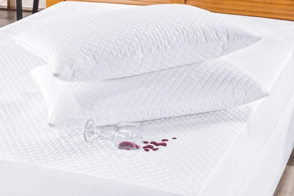 Protetor Bia Enxovais para Travesseiro Impermeável 01 Peça  Branco