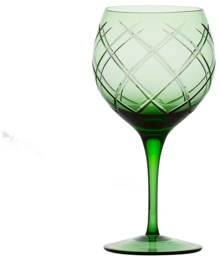 Taça de Cristal P/ Gin - Verde Claro - 33