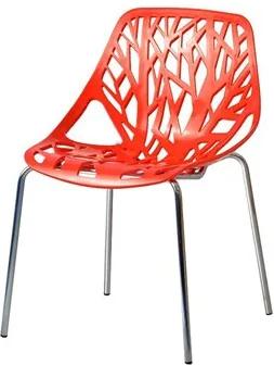 Cadeira Nuremberg em Polipropileno Vermelho