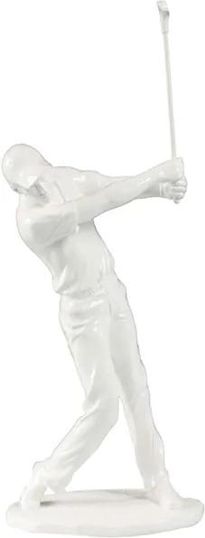 Estátua de Golfista Branco