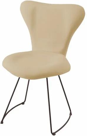 Cadeira Jacobsen Series 7 Areia com Base Curve Preta - 49613 - Sun House